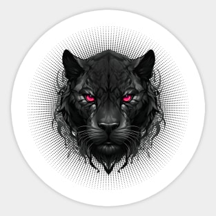 Ghothic Panther Sticker